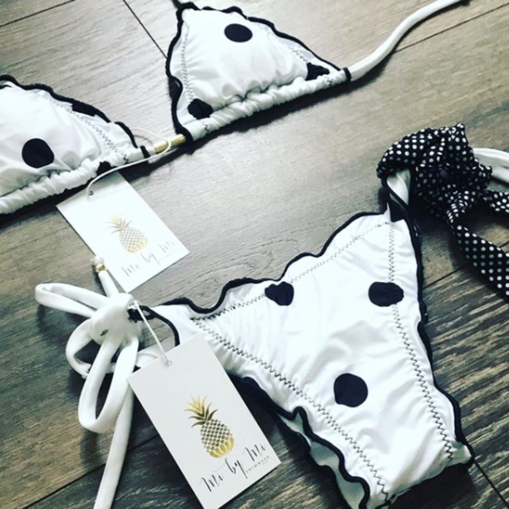 Polka dots bikini set
